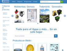Tablet Screenshot of aguamarket.com